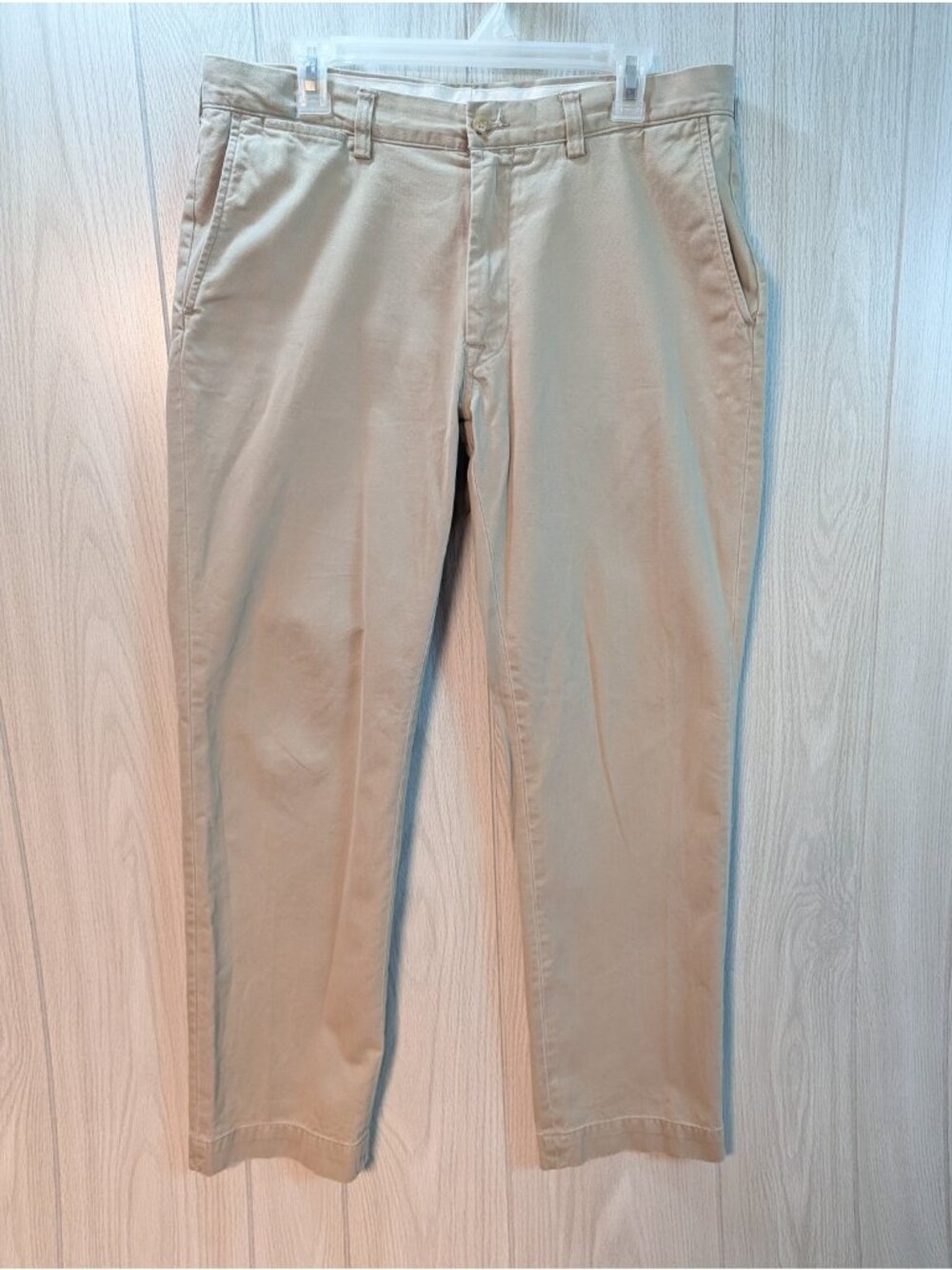 Polo Ralph Lauren Stretch Classic Fit Chino Pants Mens 35x32 Tan Casual Khaki